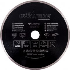 EVOLUTION Taş Kesici Daire Elmas Kesici Disk Ø 210mm (RAGE 210E)