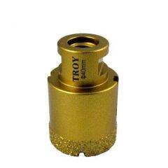 TROY 27450-40 Avuç Taşlamalar için Seramik Kuru Elmas Delici, 40mm