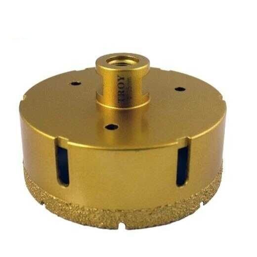 TROY 27450-105 Avuç Taşlamalar için Seramik Kuru Elmas Delici, 105mm