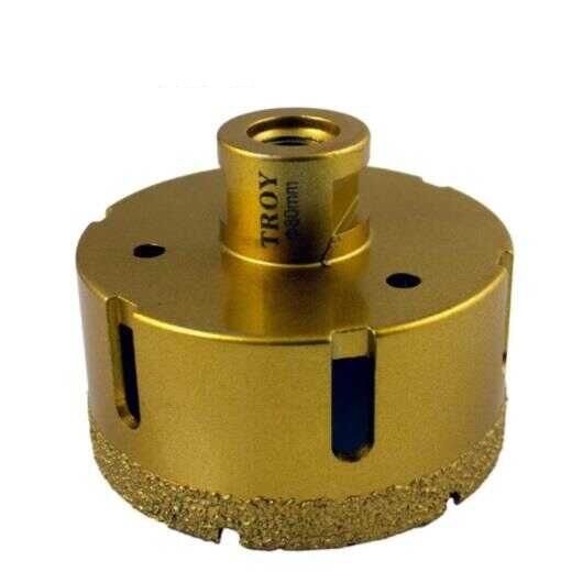 TROY 27450-80 Avuç Taşlamalar için Seramik Kuru Elmas Delici, 80mm