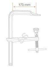 EHOMA Ağır Hizmet Dövme Demir İşkence 1500x175mm (SS150C)