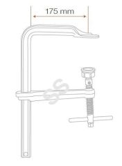 EHOMA Ağır Hizmet Dövme Demir İşkence 500x175mm (SS50C)