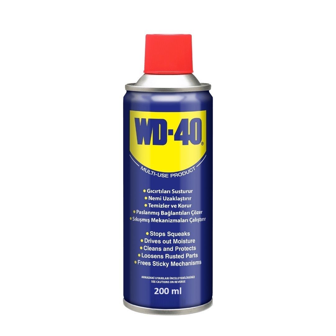 WD-40 Çok Amaçlı Yağlayıcı ve Pas Sökücü Sprey 200ml