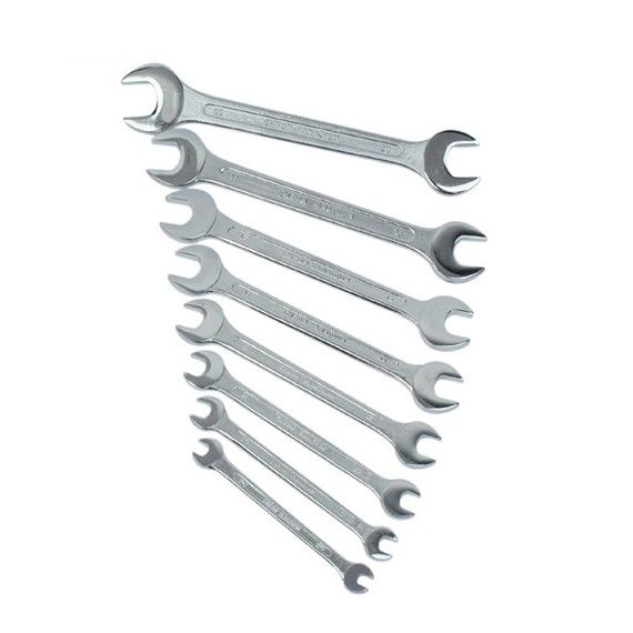 Mannesmann 110-08 DIN Açık Ağız Anahtar Takımı - (8 parça, 6-22mm)