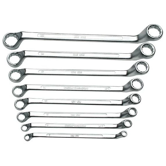 Mannesmann 140-08 DIN Yıldız İki Ağız Anahtar Takımı, 8 Parça