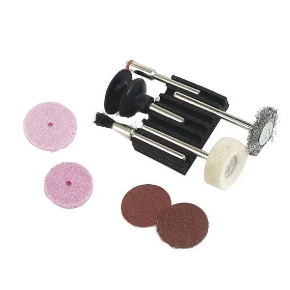 Mannesmann 92564 Mini Fırça Zımpara Seti, 9 Parça