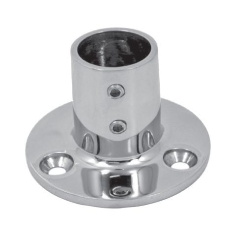 Krom Taban 90 Derece Çap: 25mm