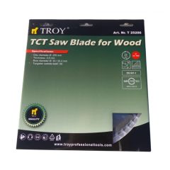TROY 25206 Ahşap Dairesel Testere Bıçağı Ø255mm x 60T