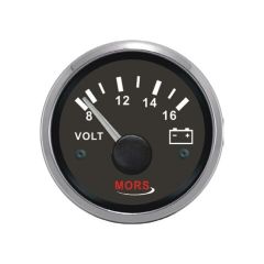 MORS Voltmetre 24V Siyah