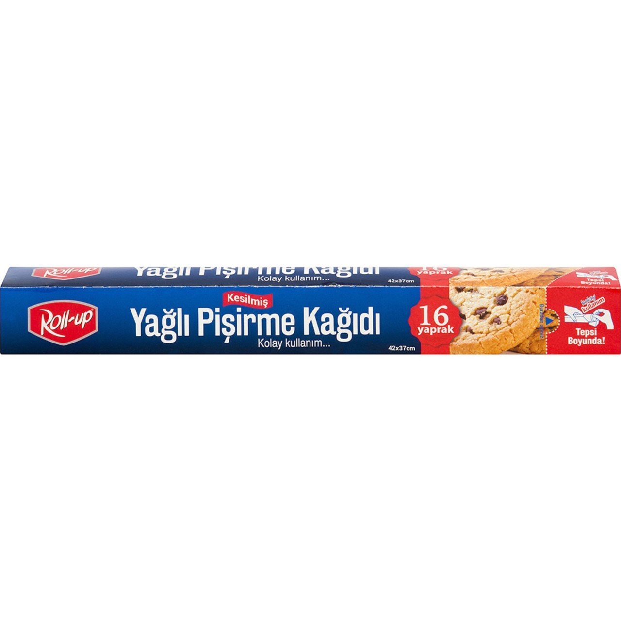 Roll-Up Yağlı Pişirme Kağıdı Kesilmiş 16 Yaprak 42x37cm