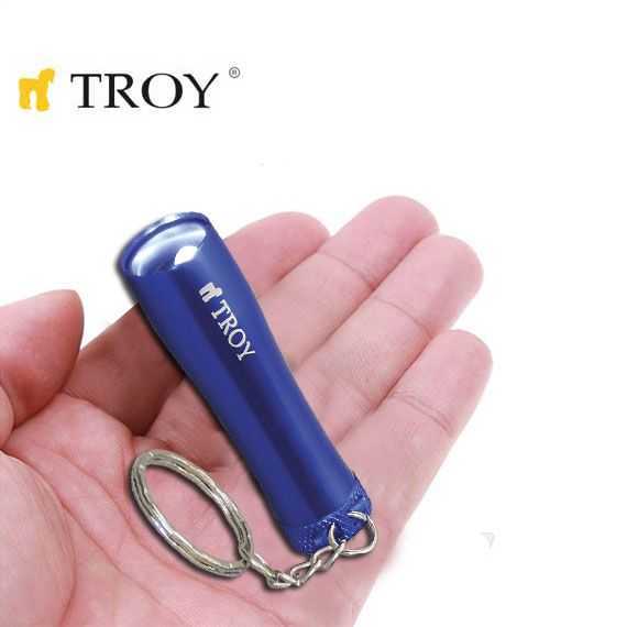 TROY 28087 Mini LED El Feneri ve Anahtarlık, 1 Adet