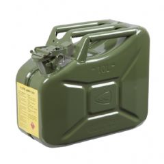 KNC Metal Yakıt Benzin Bidonu 10 Litre Yeşil