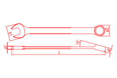 İZELTAŞ Cırcır Kombine Anahtar 10mm (0340 02 0010)