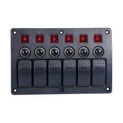 BFY 6'lı Switch Panel Otomatik Sigorta ve Işıklı