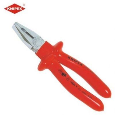 KNIPEX 02 07 225 Ağır Tip VDE Kombine Pense (225mm)