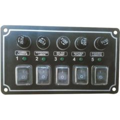 MORS 4'lü Switch Panel Yatay