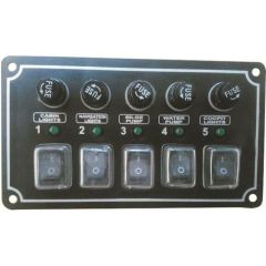 MORS 4'lü Switch Panel Yatay