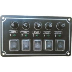MORS 6'lı Switch Panel Yatay