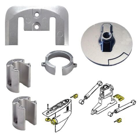 BEST ANODE MERCURY Tutya BRAVO 1 Set 1000g Alü.