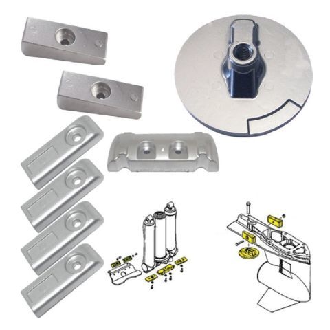 BEST ANODE MERCURY Tutya Verado 6 Set Alü.