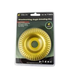 TROY 25070 Avuç Taşlamalar için Ahşap Törpü Diski, Toroidal