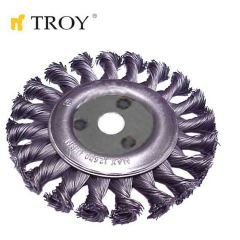 TROY 27706-100 Burma Telli Daire Fırça (100mm)