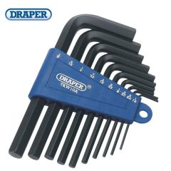 DRAPER 14128 Allen Anahtar Seti (10 Parça, İnç Ölçü Birimi)