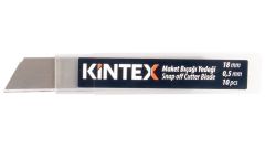 GFB 4524 - Kintex Maket Bıçağı Yedeği 18mm x 0,4mm (10 Adet)