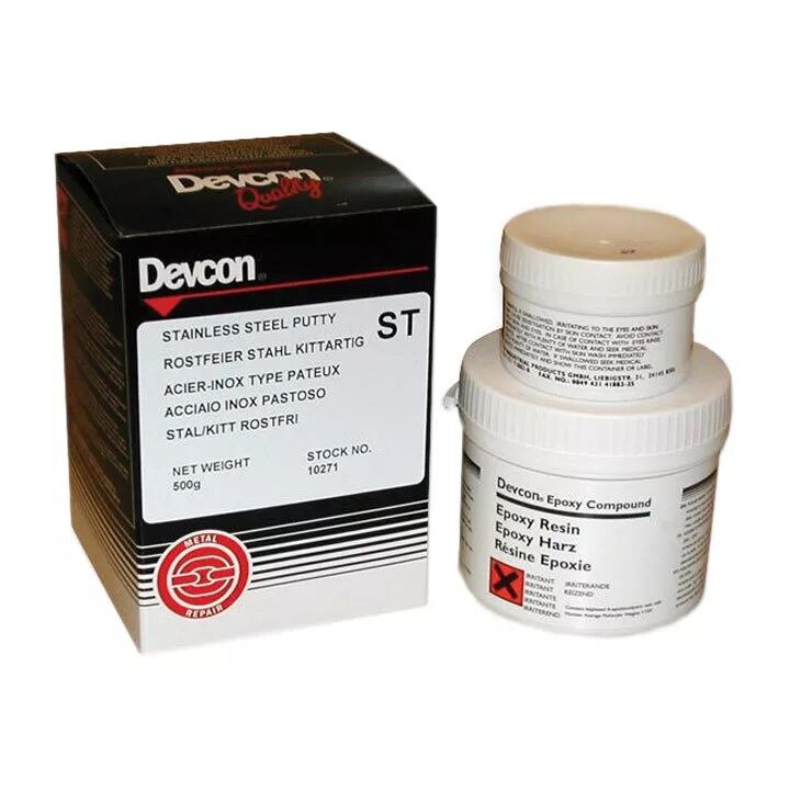 DEVCON ST - Paslanmaz Çelik Epoksi Macun 500g
