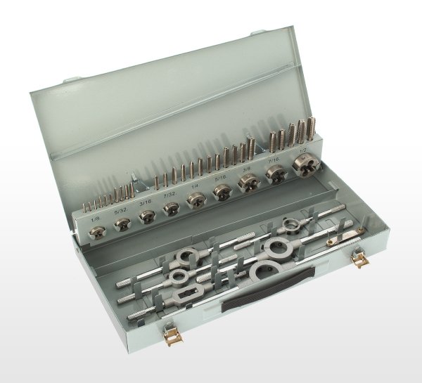 A 7910 AS Withworth Kılavuz Pafta Seti W1/8'' - W1/2'' 44 Parça