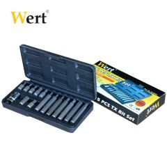 WERT 2243 Torx Bits Uç Seti, 15 Parça