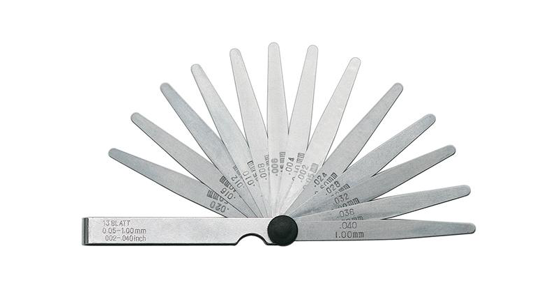 FORMAT Paslanmaz Çelik Sentil Filler Çakısı 13 Yaprak 100mm - 0,05-1.00mm