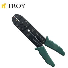 TROY 24005 Kablo Sıyırma-Pabuç Pensesi (200mm)
