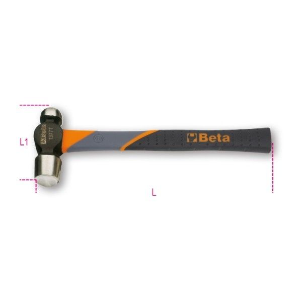 BETA Fiber Saplı Bombe Başlı Çekiç 1377T 570