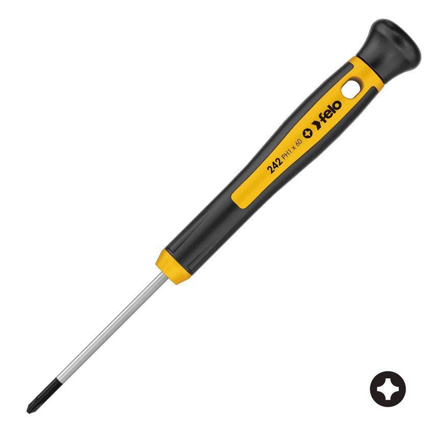 FELO Yıldız Uçlu Klemens Tornavida PH 00x60mm (242 Serisi)