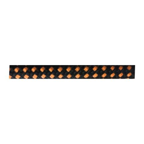 DOLPHIN ROPE Renkli İskota Halatı 12mm Siyah-Turuncu