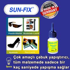 SUN-FIX Çabuk Yapıştırıcı, SEKUNDEN KLEBER