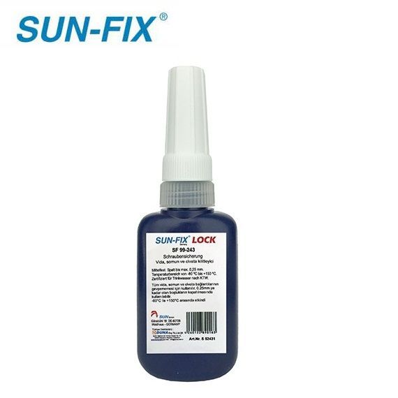 SUN-FIX Cıvata Sabitleyici, 10ml (LOCK SF 99-243)