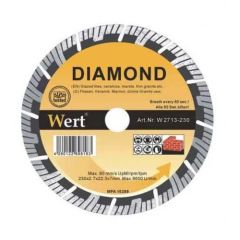 WERT 2713-230 Süper Turbo Elmas Testere (230mm)