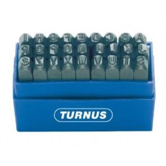 TURNUS Çelik Harf Zımba Takımı 27'li Set 4mm (329-204)