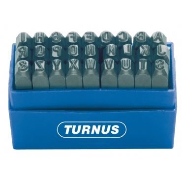 TURNUS Çelik Harf Zımba Takımı 27'li Set 6mm (329-206)