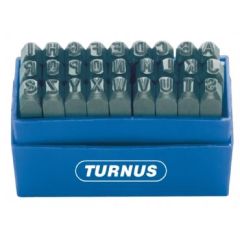 TURNUS Çelik Harf Zımba Takımı 27'li Set 6mm (329-206)