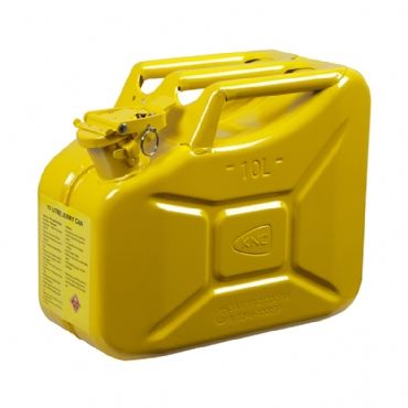 KNC Metal Yakıt Benzin Bidonu 10 Litre Sarı
