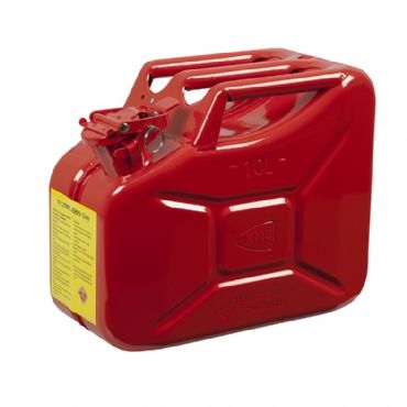KNC Metal Yakıt Benzin Bidonu 10 Litre Kırmızı