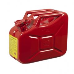 KNC Metal Yakıt Benzin Bidonu 10 Litre Kırmızı