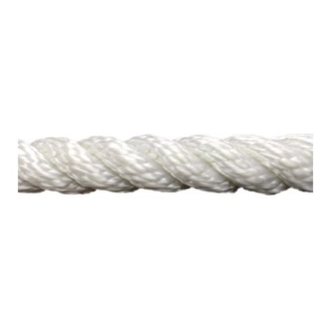 DOLPHIN ROPE Polyester Halat 3 Kollu 26mm Beyaz