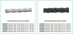 DOLPHIN ROPE Polyester Halat 8 Kollu 24mm Siyah