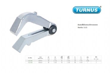 TURNUS Kelebek Mengene Açılı Ağız 125mm (112-125)