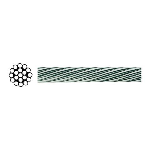 16mm Paslanmaz Çelik Halat 1x19 Cr-Ni