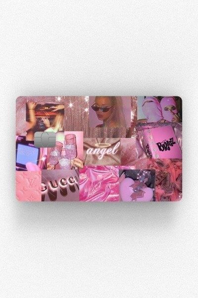 Barbie Bratz Kolaj Kredi Kartı Kaplama Stickeri Papara, Tosla, Kredi Kartı Için Uyumlu